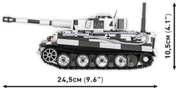 Nemecký tank Panzer VI TIGER 131 COBI 2588 - World War II 1:28 - kopie