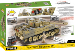 Deutscher Panzer VI TIGER I 131 COBI 3123 - World War II 1:35