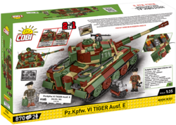 Německý tank PzKpfw VI TIGER I Ausf. E COBI 3124 - World War II 1:35