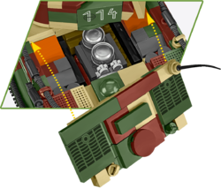 Německý tank PzKpfw VI TIGER I Ausf. E COBI 3124 - World War II 1:35