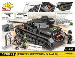 Německý tank Panzerkampfwagen IV Ausf. G COBI 3127 - World War II 1:35