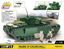 Britský tank Churchill Mk III COBI 3046 - Company of Heroes 3 - kopie