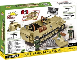 German half-track Sd.Kfz. 251/10 COBI 3130 - World War II 1:35