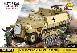 Německý kolopásový obrněný transportér Sd.Kfz. 251/10 COBI 3130 - World War II 1:35