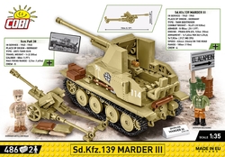 Nemecký stíhač tankov MARDER III Ausf. M COBI 2282 - World War II - kopie