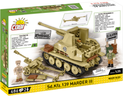 Deutscher Panzerzerstörer Sd.Kfz. 139 MARDER III COBI 3131 - World War II 1:35