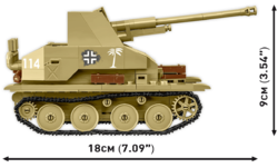 Nemecký stíhač tankov MARDER III Ausf. M COBI 2282 - World War II - kopie