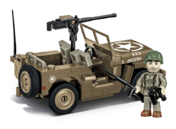 Americký ozbrojený terénní automobil Jeep Willys MB COBI 3133 - World War II 1:35