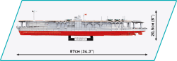 Japanisches Schlachtschiff IJN AKAGI COBI 4850 – Limited Edition WW II - kopie