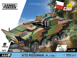 Kolový obrněný transportér KTO Rosomak COBI 2629 - Armed Forces 1:35