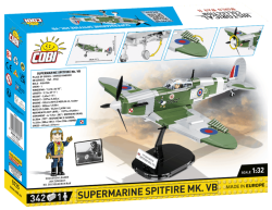 Britský stíhací letoun Supermarine Spitfire MK. XVI Bubbletop COBI 5865 - World War II 1:48