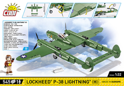 Stíhací-bombardovací letoun Lockheed P-38L Lightning COBI 5539 - World War II - kopie