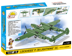 American fighter-bomber Lockheed P-38 Lightning COBI 5882 - World War II 1:48