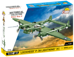 Americké stíhacie-bombardovacie lietadlo Lockheed P-38 Lightning COBI 5882 - World War II 1:48