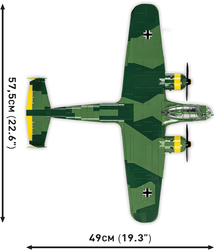 Americké diaľkové bombardovacie lietadlo Boeing B-17F Lietajúci pevnosť (Memphis Belle) COBI 5749 - Executive Edition WWII 1:48 - kopie