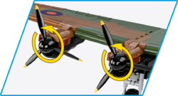 British Heavy Bomber AVRO Lancaster B. III Dambuster COBI 5758 - Executive Edition WW II 1:48