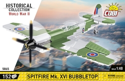 Britský stíhací letoun Supermarine Spitfire MK. XVI Bubbletop COBI 5865 - World War II 1:48