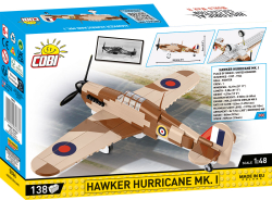Jagdflugzeug Hawker Hurricane MK.I COBI 5866 - Zweiter Weltkrieg 1:48