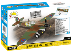 British fighter plane Spitfire MK. I N3200 COBI 5868 - World War II 1:48