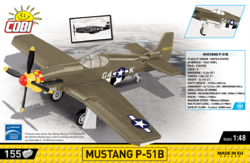 Amerikanisches Jagdflugzeug North American P-51D Mustang COBI 5860 - World War II 1:48 - kopie