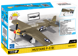 Americký stíhací letoun North American P-51B Mustang COBI 5869 - World War II 1:48