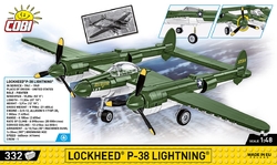 Amerikanischer Jagdbomber Lockheed P-38 Lightning COBI 5882 - Zweiter Weltkrieg 1:48