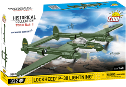 American fighter-bomber Lockheed P-38 Lightning COBI 5882 - World War II 1:48