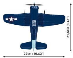 Americký palubní stíhací letoun Grumman F6F HELLCAT COBI 5883 - World War II 1:48