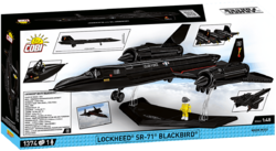 American strategic reconnaissance aircraft Lockheed SR-71 Blackbird COBI 5891 - Armed Forces 1:48