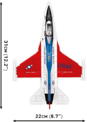 American multipurpose fighter F-16C Fighting Falcon COBI 5813 - Armed Forces - kopie