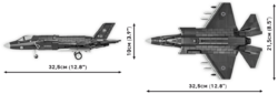 Amerikanisches Kampfflugzeug Lockheed Martin F-35B Lightning II RAF COBI 5830 - Armed Forces - kopie