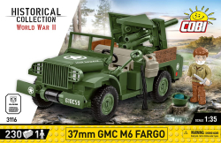 Americké terénní vozidlo 37mm GMC M6 FARGO COBI 3116 - World War II 1:35