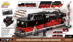 Dampflokomotive BR 52 der DR mit Tender COBI 6282 - Historical Collection 1:35 - kopie