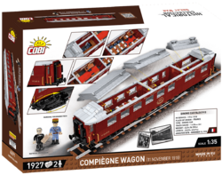 French Compiègne wagon (11 November 1918) COBI 6291 - Great War 1:35