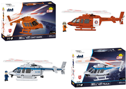 Civilian multi-purpose helicopter Bell 407 COBI - Action Town 1:48