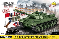 Russian Heavy Tank IS-3 Berlin Victory Parade 1945 COBI 2589 - Limited Edition WW II 1:28