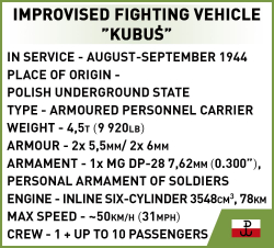 Americký veliteľské vozidlo Dodge WC-56 COBI 3111 - World War II 1:35 - kopie