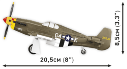 Amerikanisches Jagdflugzeug North American P-51D Mustang COBI 5860 - World War II 1:48 - kopie