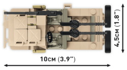 Americký ozbrojený terénny automobil Jeep Willys MB COBI 2296 - World War II 1:35 - kopie