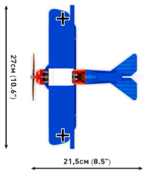 Německý dvouplošný stíhací letoun FOKKER D. VII COBI 2994 - Great War 1:32