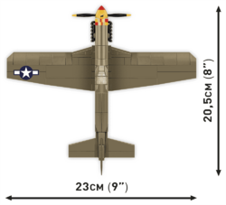 Amerikanisches Jagdflugzeug North American P-51D Mustang COBI 5860 - World War II 1:48 - kopie