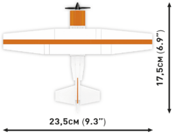 Americký hornoplošný civilní letoun Cessna 172 Skyhawk COBI-26623 1:48