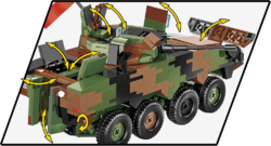 Kolový obrněný transportér KTO Rosomak COBI 2629 - Armed Forces 1:35