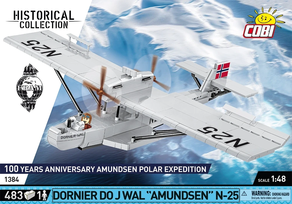 Německý létející člun Dornier DO J WAL N-25 COBI 1384 - Historical Collection 1:48