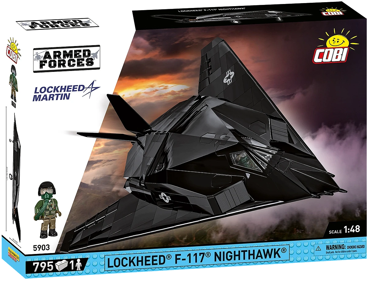 Americký útočný letoun Lockheed F-117® Nighthawk COBI 5903 - Armed Forces 1:48