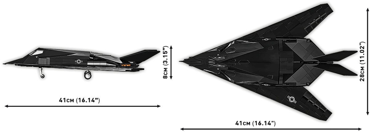 Americký útočný letoun Lockheed F-117® Nighthawk COBI 5903 - Armed Forces 1:48