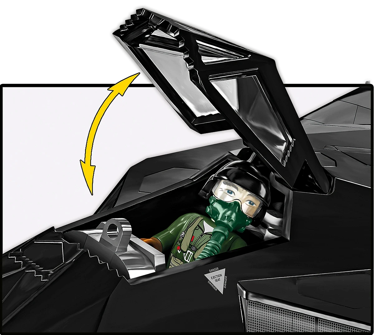 Americký útočný letoun Lockheed F-117® Nighthawk COBI 5903 - Armed Forces 1:48