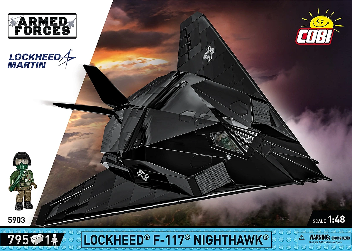 Americký útočný letoun Lockheed F-117® Nighthawk COBI 5903 - Armed Forces 1:48