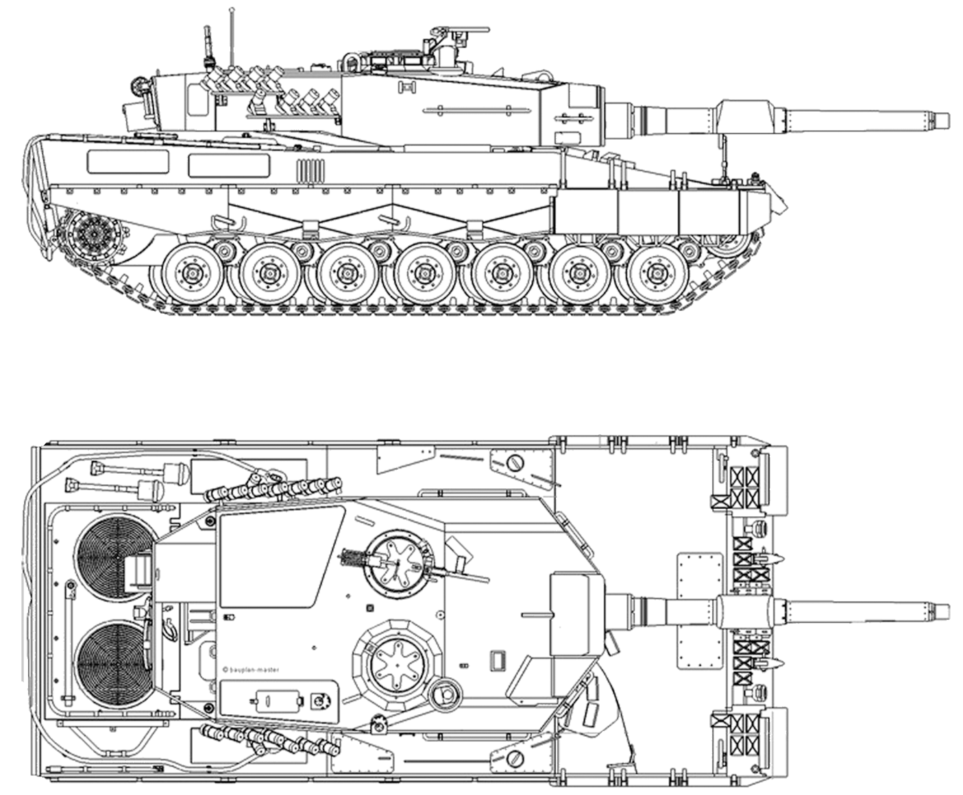 German tank Leopard 2 A5 TVM COBI 2620 - Armed Forces